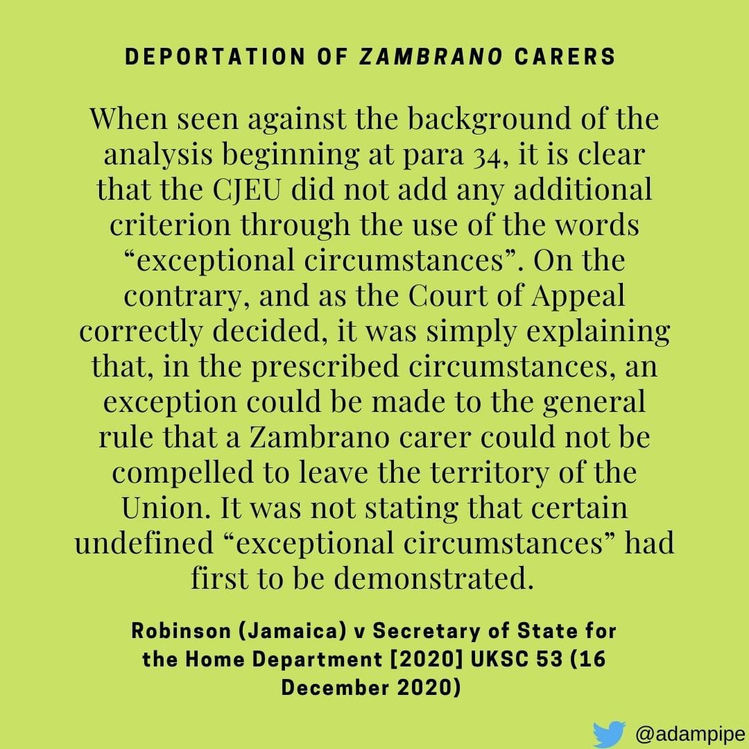 State for the Home Department